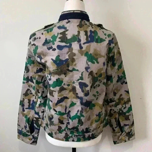 BNWOT ZADIG&VOLTAIRE KAVY CAMOU SPI Jacket size  L - Picture 4 of 5